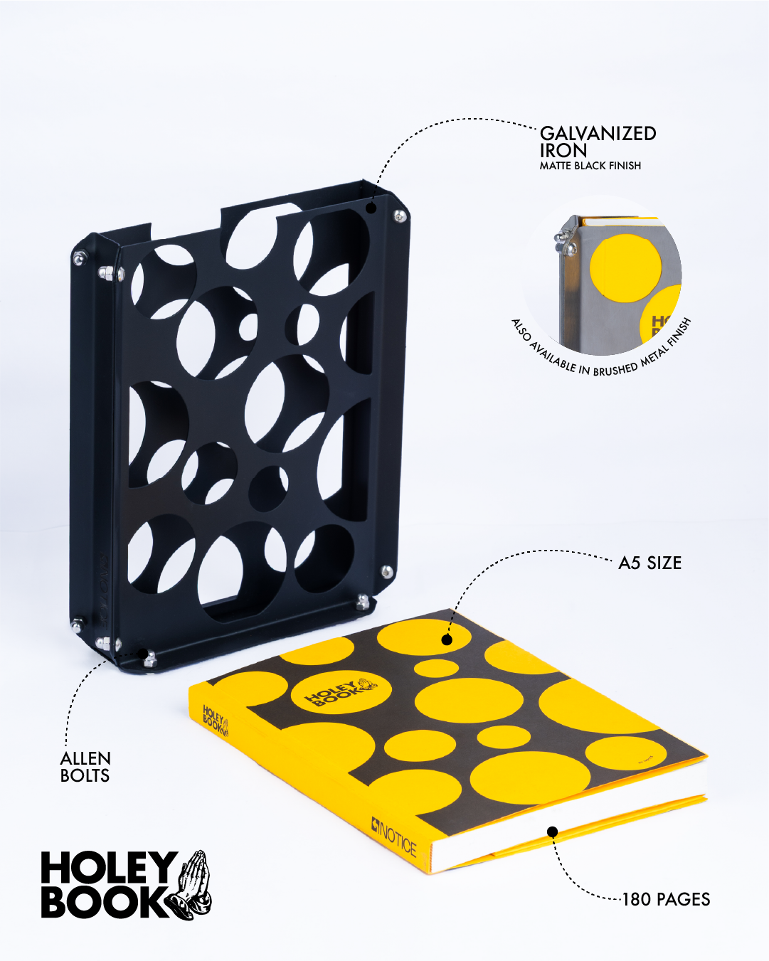 HOLEY BOOK - BLACK