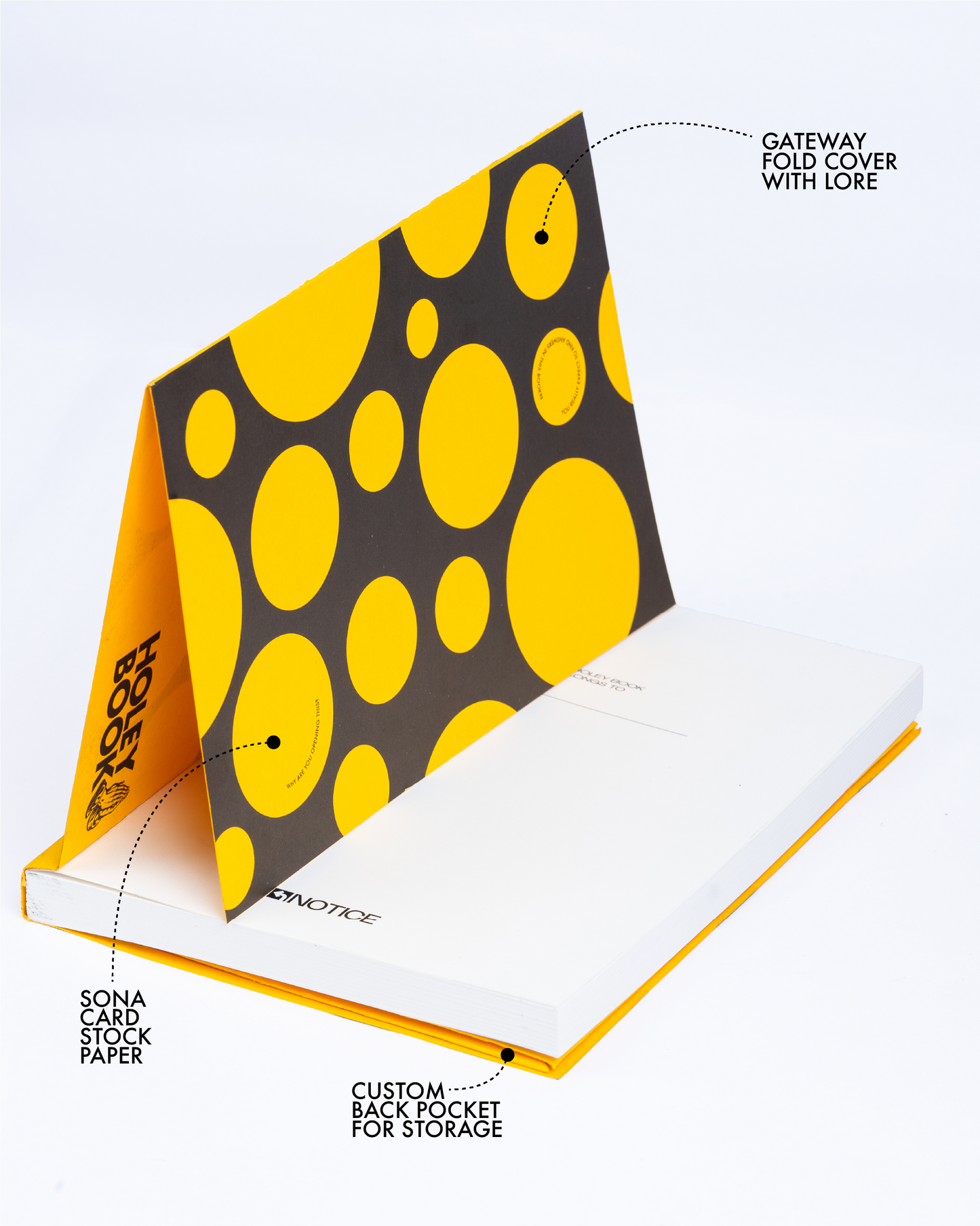 HOLEY BOOK - BLACK