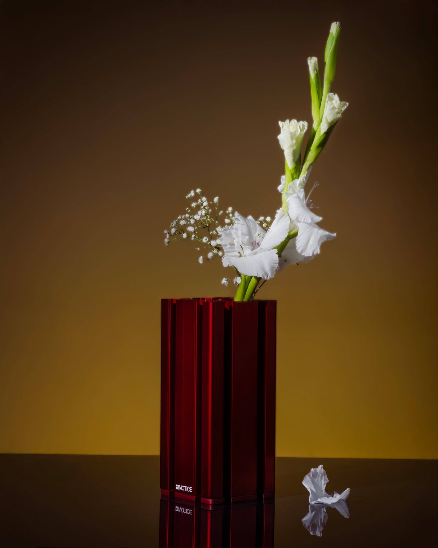 EXTRUSION VASE - RED - Notice