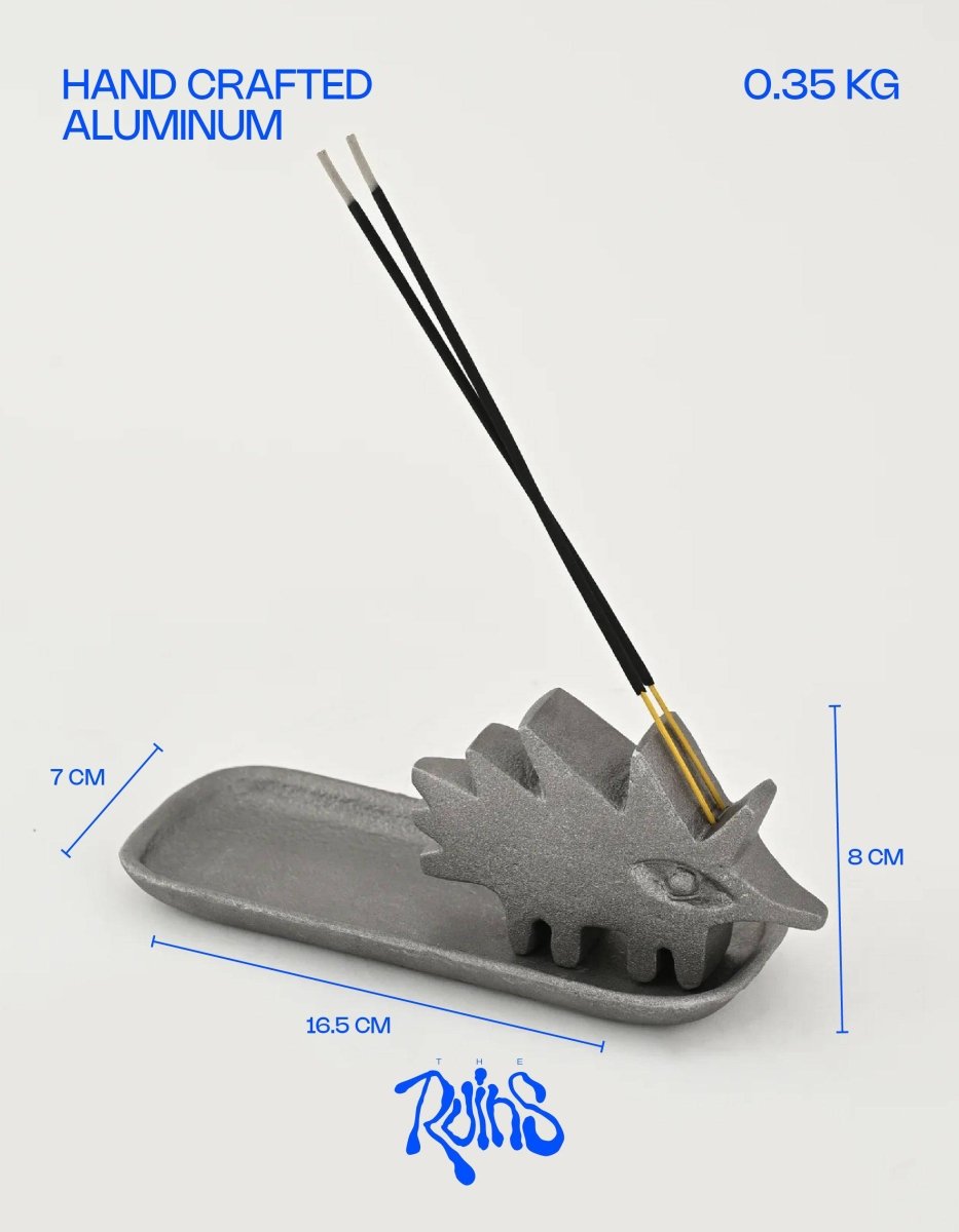 PORCUPINE INCENSE STAND - Notice