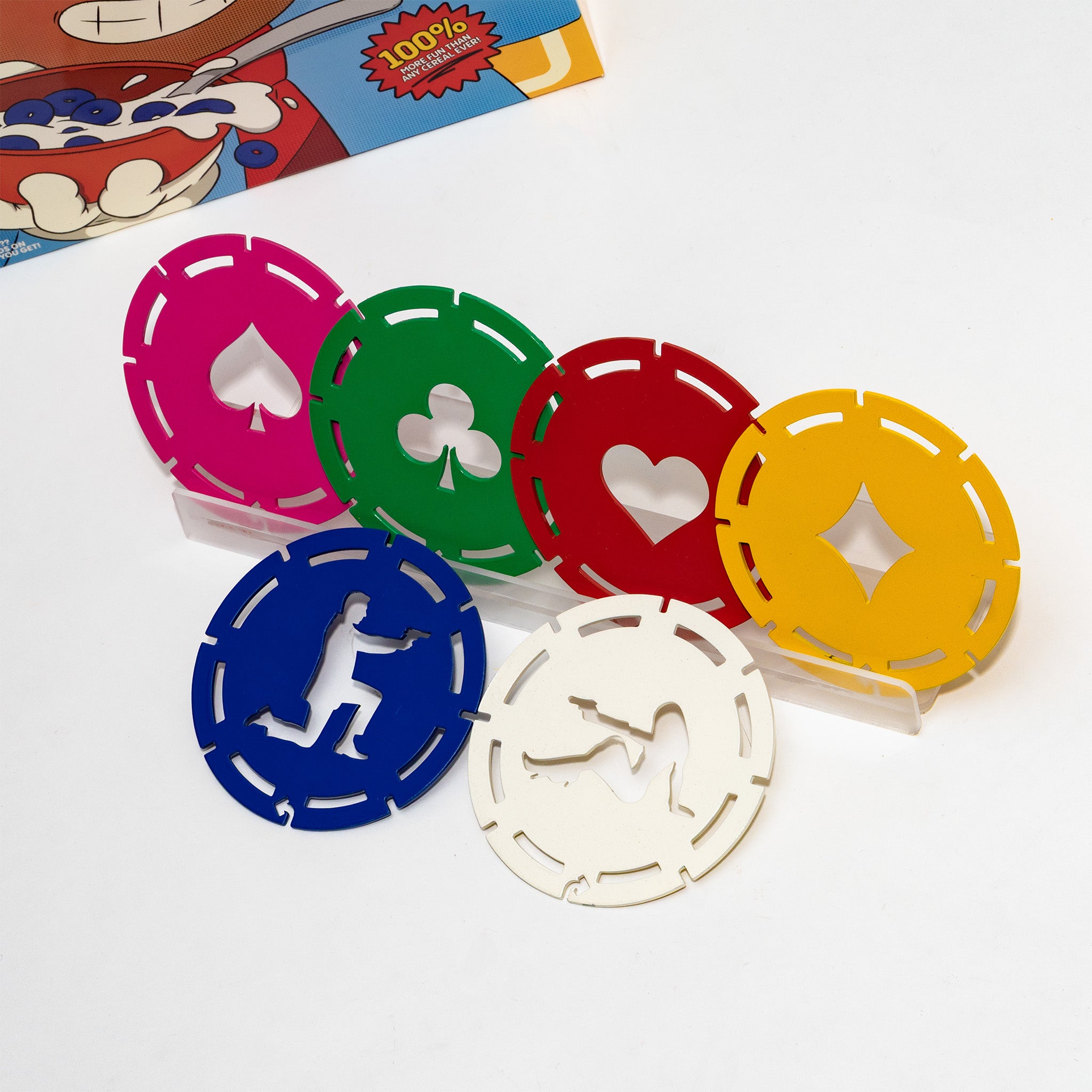 POKER TAZO COASTERS