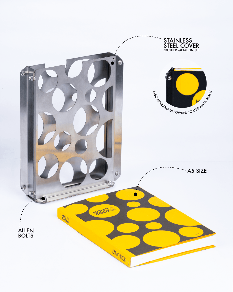 HOLEY BOOK - SILVER - Notice