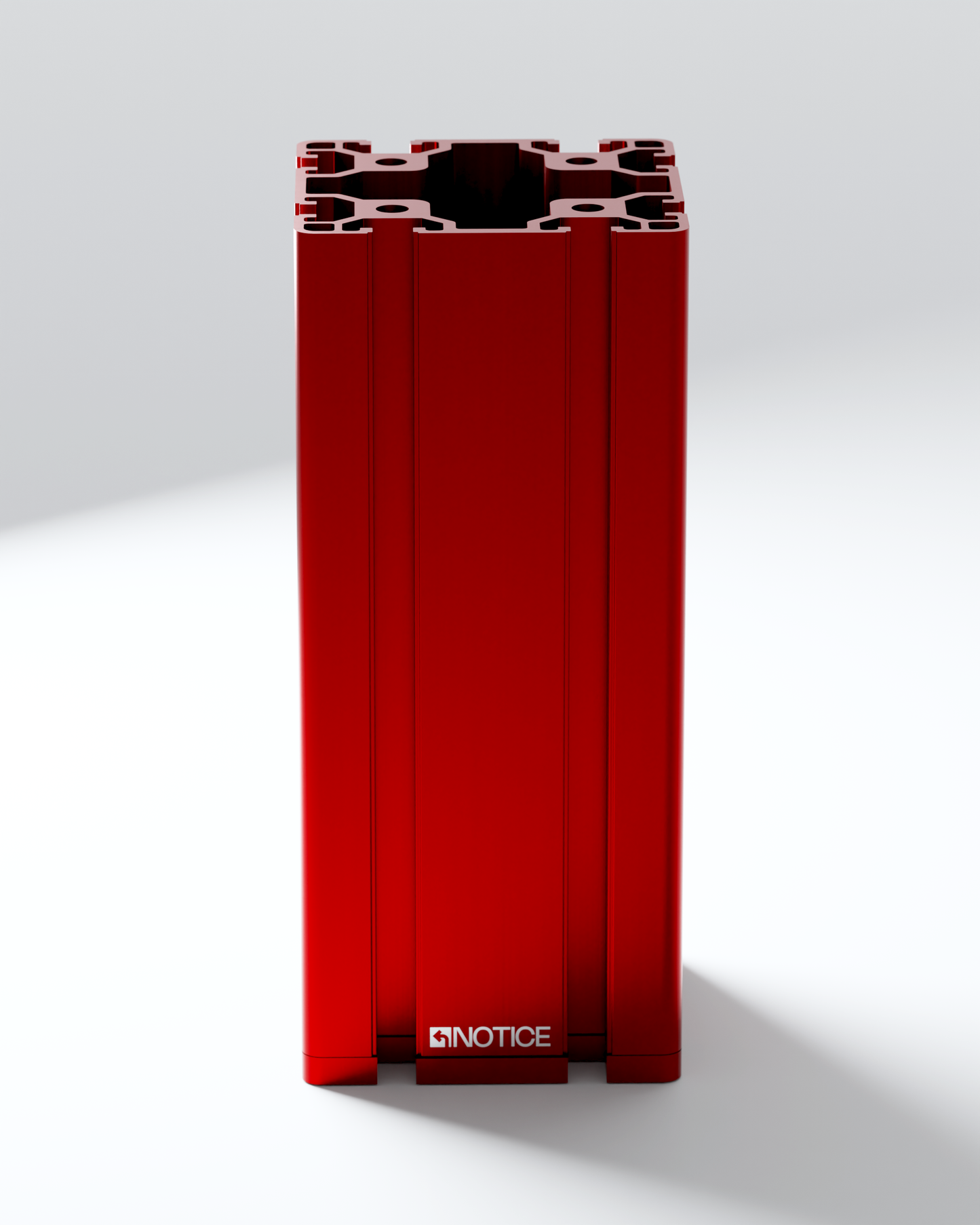 EXTRUSION VASE - RED