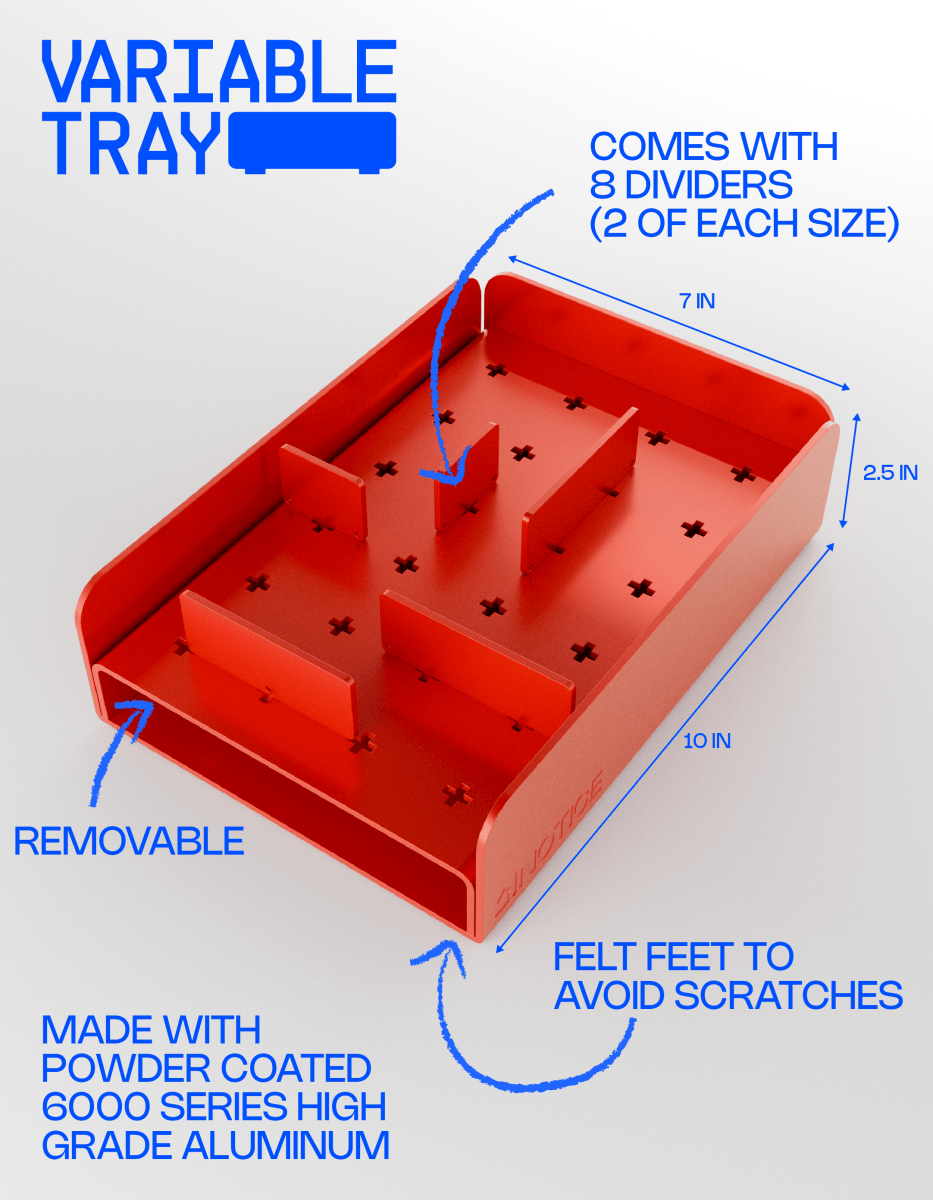 VARIABLE TRAY - Notice