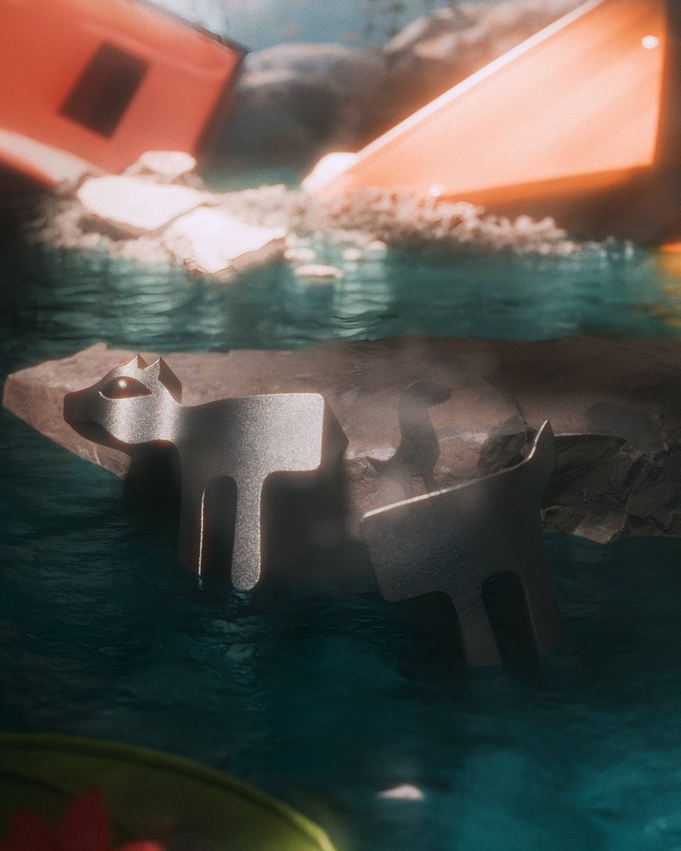 HOUND BOOK ENDS - Notice