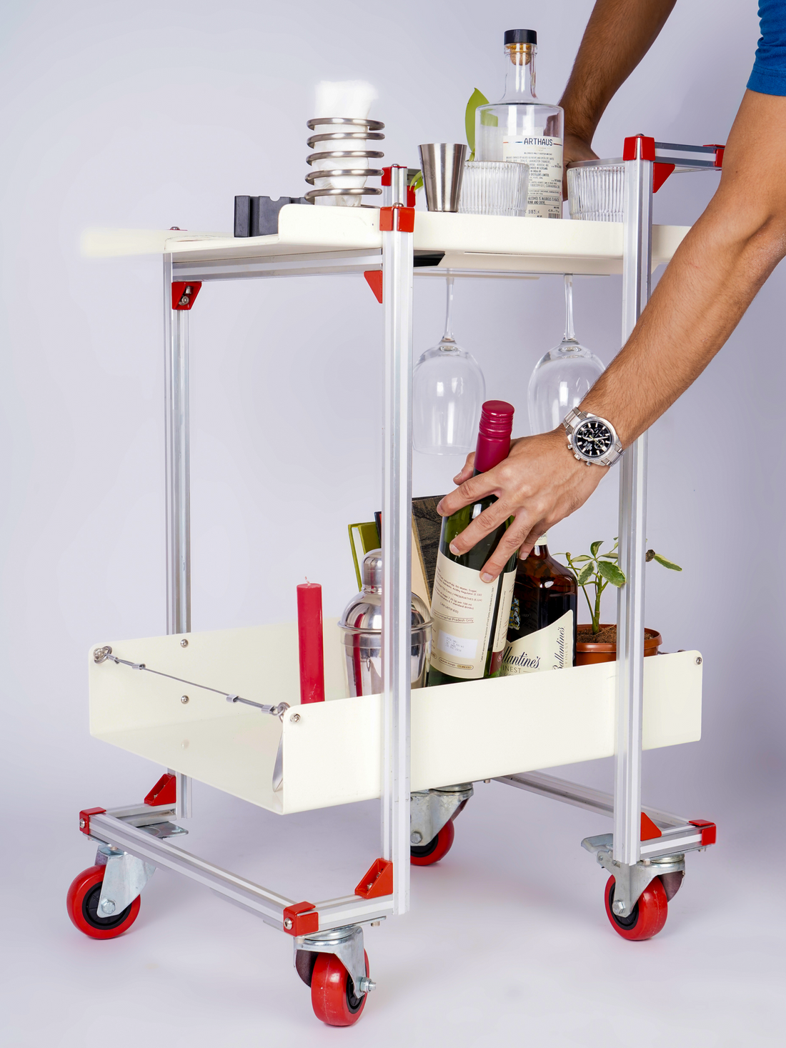 EXTRUSION TROLLEY - Ivory White