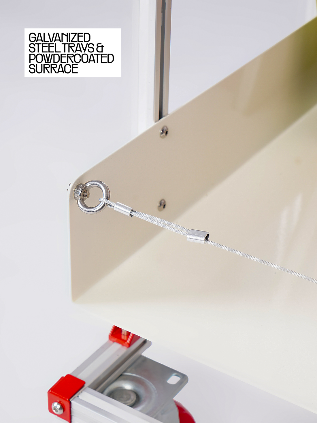 EXTRUSION TROLLEY - Ivory White