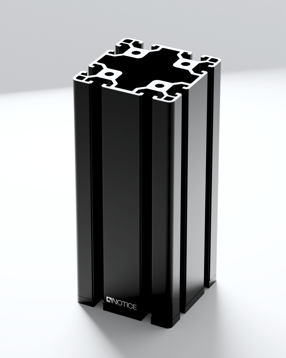 EXTRUSION VASE - BLACK - Notice
